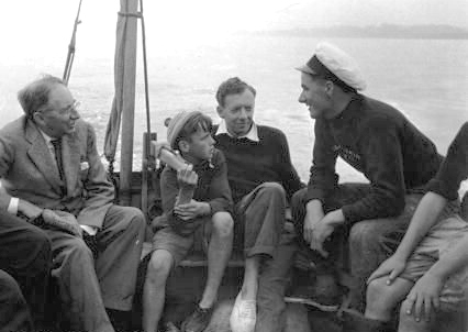 File:Benjamin Britten on boat with boy.jpg