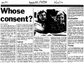 The British National Council for One Parent Families supported Age of Consent abolition in 1979.