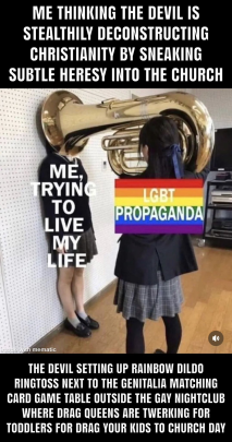 LGBT agenda is the devil