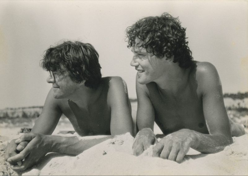 File:Gert Hekma (left) and partner Mattias, in Portugal, 1984.jpg
