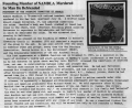 Murder of a NAMBLA Member by a drifter. NAMBLA Bulletin Sept 1985.