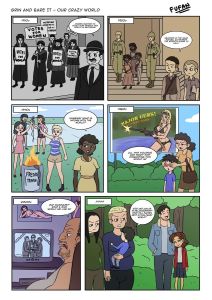 Our Crazy World (cartoon, map, progress, gay, civil rights, humor, mapocalypse, normalization)