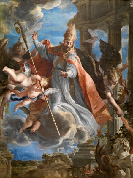 File:The Triumph of Saint Augustine by Claudio Coello, c. 1664.jpg