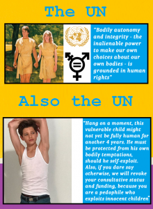 United Nations vs Teen Boy (agency, consent, autonomy, international community, bureaucracy, ngo, unicef, ILGA, hypocrisy, feminism, leftism, lizard people, feminazis - younger version inside)