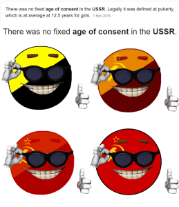 Inconvenient USSR Age of Consent (trolling, russia, anarchist, anarcho communist, communism, commie, marxist)