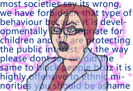 Triggered Red Karen (triggered, outraged, illegal is wrong, normie, npc, thick, stupid, moron, idiot, dumb, cliches)